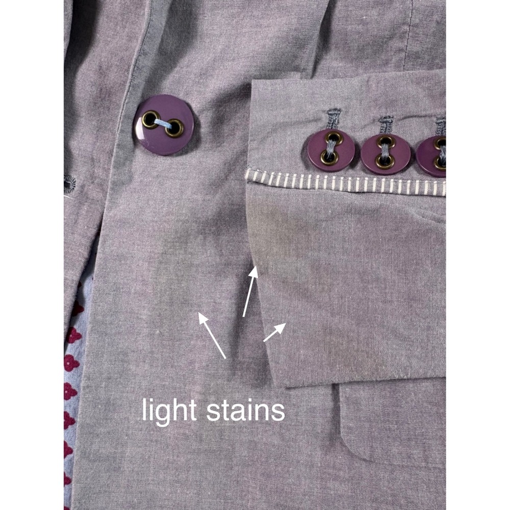 Marc Jacobs Blazer Women 12? Y2K‎ Single Button Twee Whimsical Academia Preppy - Picture 9 of 9